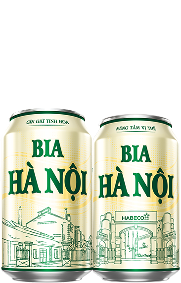 Bia Hà Nội nhãn xanh